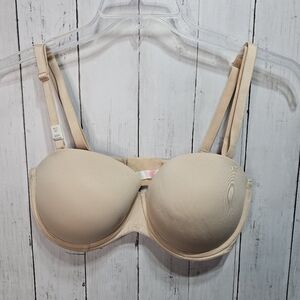 New PINK Victoria’s Secret Wear Everywhere Multi-way-pushup Tan Size 36DD.